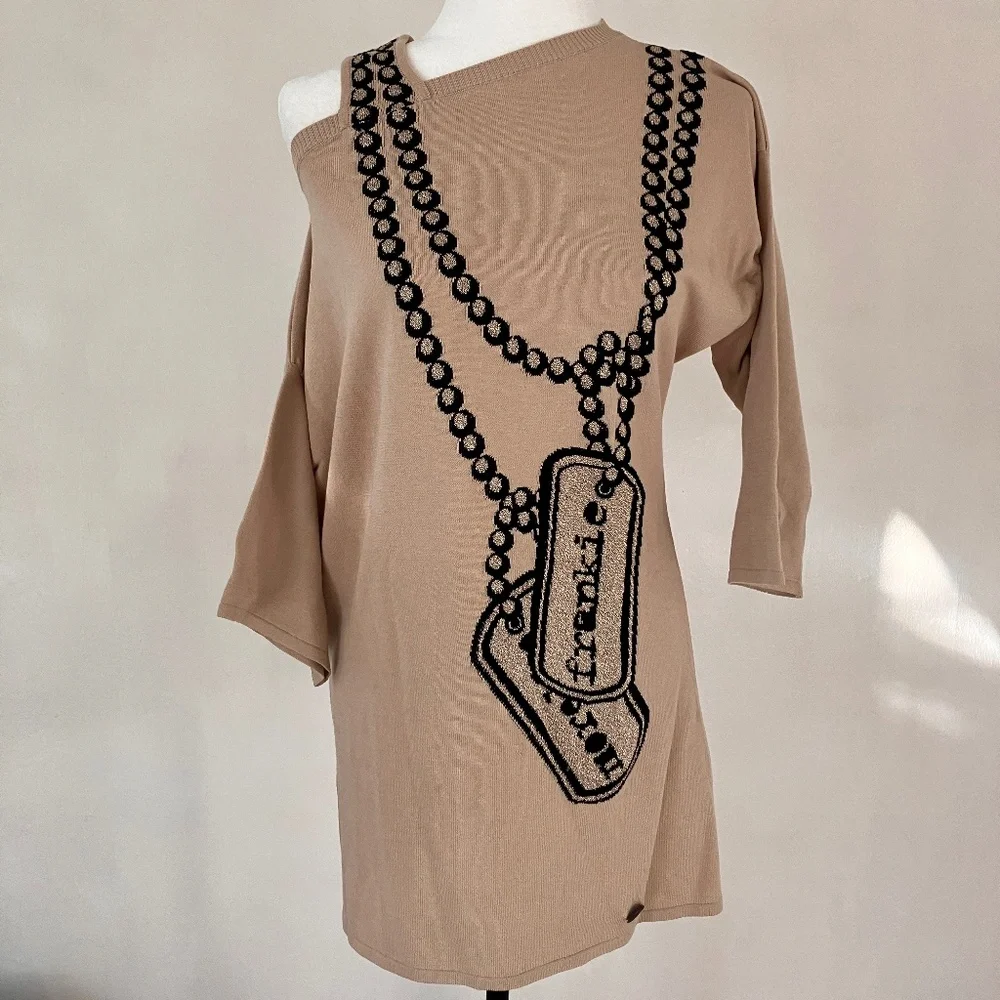 FRANKIE MORELLO OFF THE SHOULDER ITALIAN KNIT - Picture 2 of 13